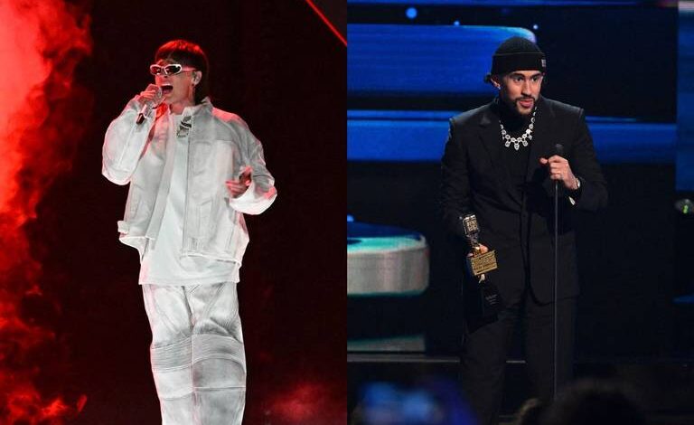 Peso Pluma y Bad Bunny triunfan en Premios Billboard