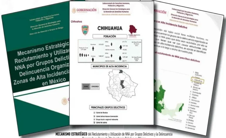 Recluta crimen 8 mil menores en el estado